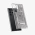 ACS07294 - Galaxy S24 Ultra Case Ultra Hybrid Zero One in Zero One White showing the back